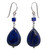 Lapis Lazuli Dangle Earrings 'Blue Lily'