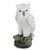Artisan Crafted Onyx and Pyrite Owl Sculpture 'Vigilant Owl'