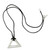 Men's sterling silver necklace 'Perfect Triangle'