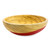 Dip Painted Hand Carved Wood Bowl Medium 'Spicy Red'