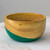 Dip Painted Hand Carved Wood Bowl Small 'Spicy Green'