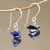 Handmade Sodalite Beaded Dangle Earrings 'Nature's Harmony'