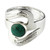 Artisan Crafted Chrysocolla Cocktail Ring 'Teal Embrace'