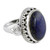 Handcrafted Sterling Silver and Lapis Lazuli Cocktail Ring 'Majestic Blue'