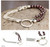 Sterling Contemporary Garnet Bracelet 'Scarlet Elegance'
