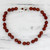 Modern Carnelian Necklace 'Passion's Glow'