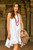 White Cotton Sleeveless Sundress from India 'Florid Fun'