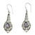 Amethyst and Sterling Silver Handcrafted Earrings 'Rapture'