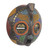 Colorful Handcrafted Bird African Mask 'Akan Anoma'