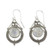 Handcrafted Rainbow Moonstone and Sterling Silver Earrings 'Mumbai Moons'