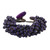 Purple Torsade Bracelet Wood Beaded Jewelry 'Nan Belle'