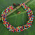 Multicolor Wood Beaded Artisan Crafted Necklace 'Trang Belle'