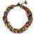 Multicolor Wood Beaded Artisan Crafted Necklace 'Trang Belle'