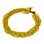 Wood Beaded Jewelry Yellow Torsade Necklace 'Phrae Belle'