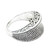 Artisan Crafted Silver Dome Ring 'Incipient Life'