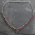 Fair Trade Garnet Choker Necklace Sterling Silver Love 'Cascading Crimson'