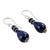 Fair Trade Sterling Silver and Lapis Lazuli Earrings 'Delhi Dusk'
