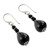 Artisan Crafted Onyx and Sterling Silver Earrings 'Orissa Odyssey'