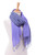 Thai Purple Cotton Scarf 'Purple Duo'