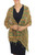 Thai Green and Orange Cotton Scarf 'Breezy Green and Ginger'