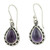 Fair Trade Amethyst Earings 'Kiss Me'