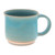 Thai Handmade Turquoise Blue and Brown Pottery Mug 'Earth and Sky'