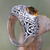 Handcrafted Citrine and Sterling Silver Cocktail Ring 'Festive Bali'