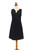 Women's Black Cotton Sleeveless Shift Dress from Bali 'Lily in Black'