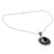 Artisan Crafted Lapis Lazuli and Silver Pendant Necklace 'Royal Allure'