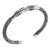 Snake Themed Sterling Silver Cuff Bracelet from Bali 'Balinese Serpents'