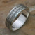 Sterling Silver Meditation Spinner Band Ring 'Infinity Path'