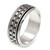 Hand Crafted Sterling Silver Spinner Meditation Ring for Men 'Long Journey'
