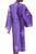 Women's Handcrafted Batik Robe 'Kissed by Violet'