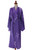 Women's Handcrafted Batik Robe 'Kissed by Violet'