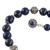 Handmade Sterling Silver and Lapis Lazuli Beaded Necklace 'Elegance'