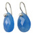 Faceted Sky Blue Chalcedony Earrings from India 'Halcyon Days'
