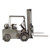 Collectible Recycled Auto Parts and Metal Sculpture 'Rustic Forklift'
