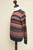 Multicolor Alpaca Men's Sweater with Forest Green 'Andean Homeland'