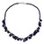 Fair Trade Lapis Lazuli Bead Necklace with Silver Clasp 'Bold in Blue'