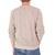 Men's Beige Cotton Pullover Sweater from Guatemala 'Sporting Elegance'