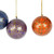 Artisan Crafted Papier Mache Bauble Ornaments Set of 4 'Happy Wonderland'