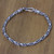 Balinese Hand Crafted Sterling Silver Braided Bracelet 'Sinnet'