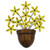Yellow Flower Iron Wall Sculpture Crafted by Hand 'Black-Eyed Susan'