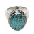 Handcrafted Balinese Silver Natural Turquoise Ring 'Heavenly'