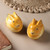 Artisan Crafted Papier Mache Decorative Bunny Boxes Pair 'Charismatic Rabbits'
