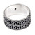 Men's Jewelry Sterling Silver Band Ring Artisan Crafted 'Ripple Tides'