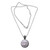 Balinese Handcrafted Silver Necklace with Bone Inlay 'Moon Romancing' Balinese Handcrafted Silver Necklace with Bone Inlay 'Moon Romancing'