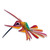 Multi Color Hummingbird Alebrije Sculpture Crafted by Hand 'Colorful Hummingbird'