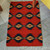 Mexican Zapotec Wool Rug 2 X 3 Ft Handmade 'Red Lightning'