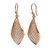 Handcrafted Filigree Gold Vermeil Earrings 'Emerging'